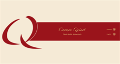 Desktop Screenshot of carmen-quinet.de